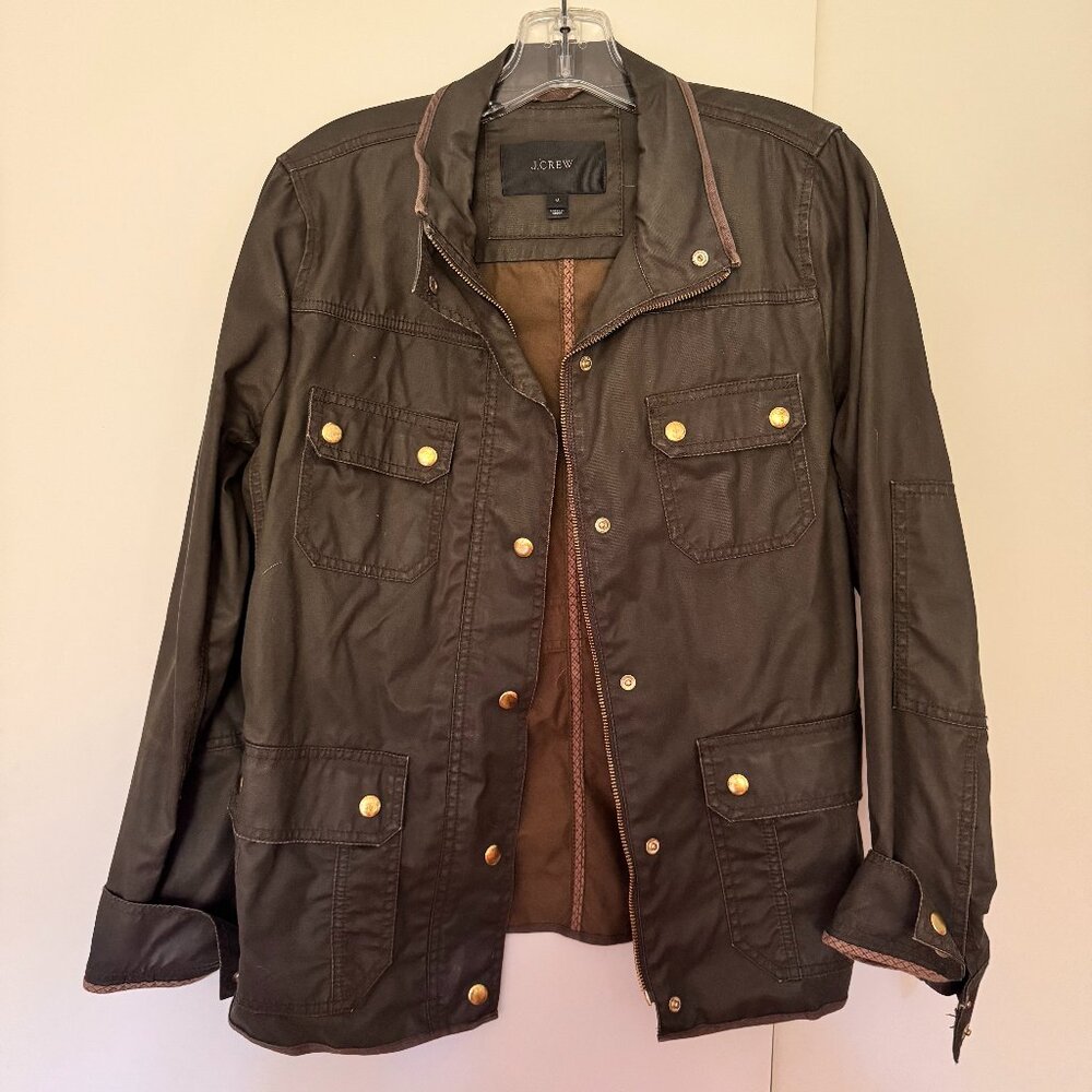 Dark green J.Crew jacket, size medium,